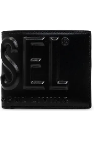 Diesel Cartera plegable con logo en relieve