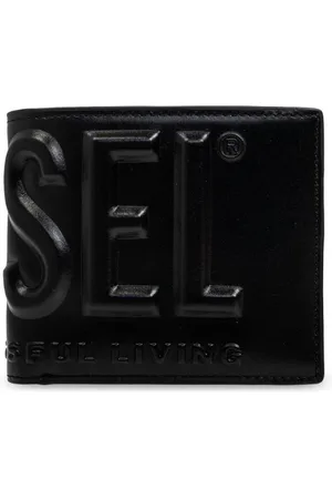 Diesel Cartera plegable con logo en relieve