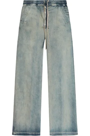 Rick Owens Pantalones anchos con cordones en la pretina