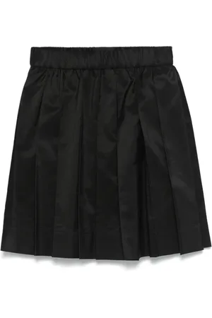 Simone Rocha Falda corta con pretina elástica y diseño plisado