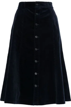 Ralph Lauren Falda midi de pana