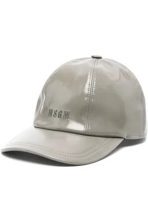 Msgm Gorra con efecto brillante