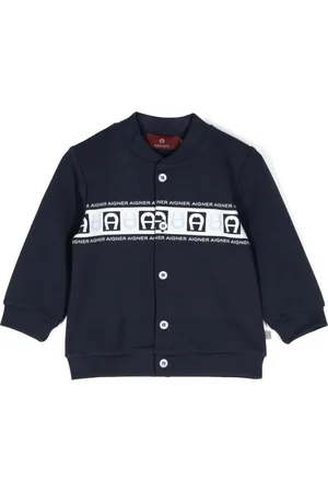 Aigner Chamarra con logo estampado