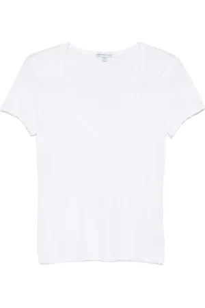 James Perse Playera con textura slub