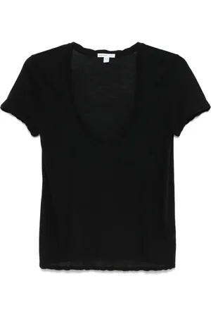 James Perse Playera con textura slub