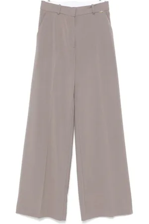 Kaos Pantalones palazzo con placa del logo
