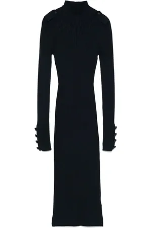 Dondup Vestido midi tejido de canalé