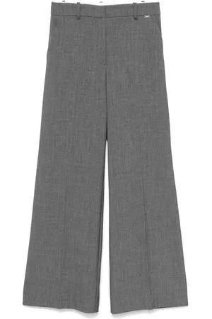 Kaos Pantalones palazzo con placa del logo
