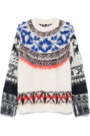 SACAI Suéter con efecto cepillado