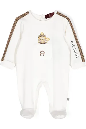 Aigner Romper con logo estampado