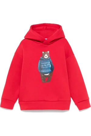 Il gufo Hoodie con oso estampado