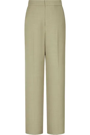 Studio Tomboy Pantalones anchos con detalles de pliegues pintuck