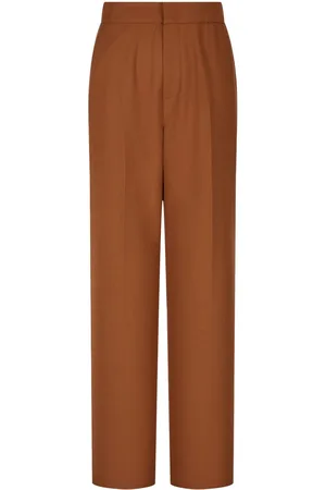 Studio Tomboy Pantalones anchos con detalles de pliegues pintuck