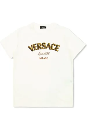 VERSACE Playera con logo estampado