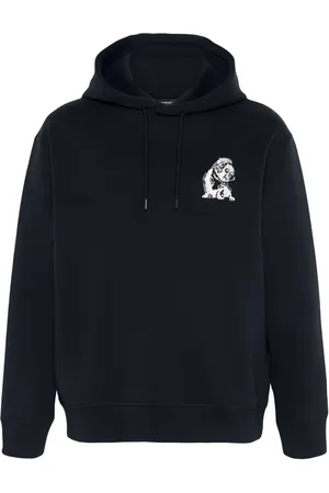 Emporio Armani Hoodie con bordado French Bulldog