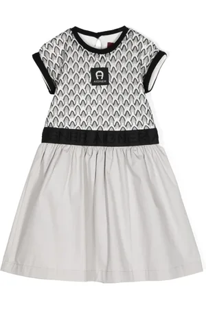 Aigner Vestido con logo estampado