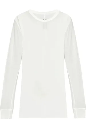 Rick Owens Playera manga larga con cuello redondo
