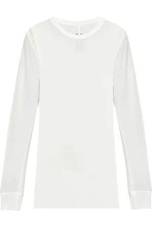 Rick Owens Playera manga larga con cuello redondo