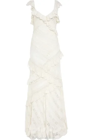 LOVESHACKFANCY Vestido largo Lalika