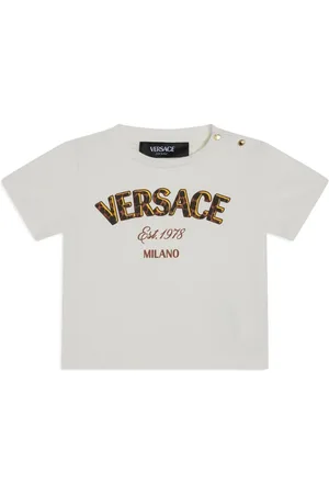 VERSACE Playera con logo estampado