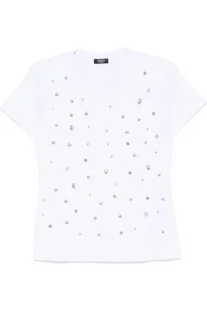 Liu Jo Playera con detalles de cristal