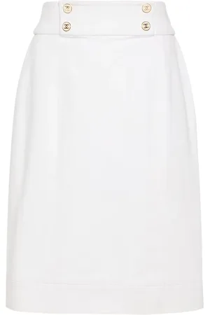 CHANEL Falda lápiz 1990
