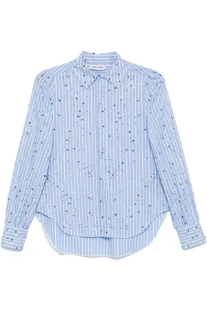DICE KAYEK Camisa con motivo de rayas y detalles