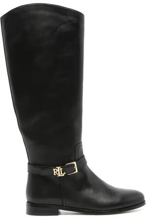 Ralph Lauren Botines con placa del logo