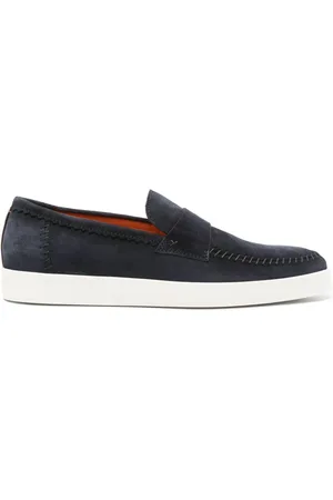 santoni Mocasines de gamuza