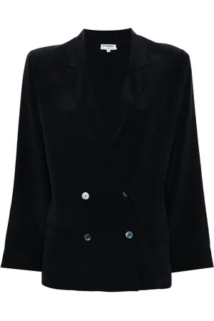 CHANEL Blazer de seda 1980
