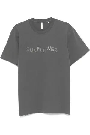 Sunflower Playera con logo estampado