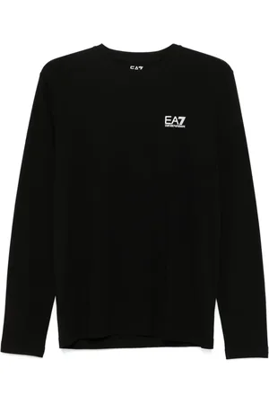 EA7 Playera con logo estampado
