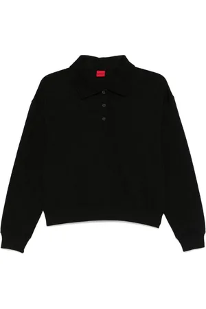 HUGO BOSS Playera tipo polo con logo en jacquard