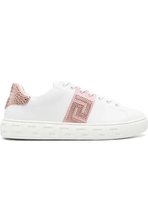 VERSACE Tenis Crystal Greca