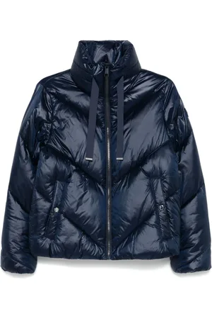 HUGO BOSS Chamarra capitonada con cuello alzado