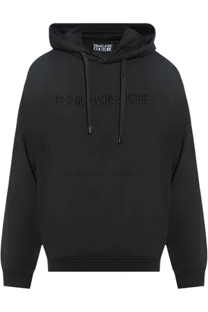 VERSACE Hoodie con logo bordado
