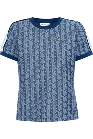 Lacoste Playera con monograma en jacquard