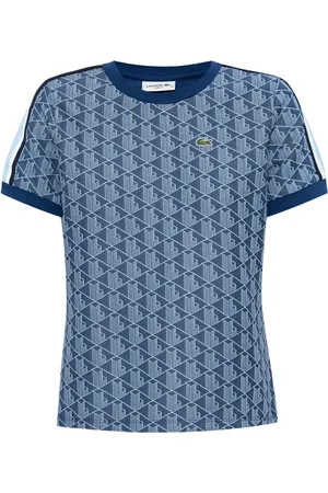 Lacoste Playera con monograma en jacquard