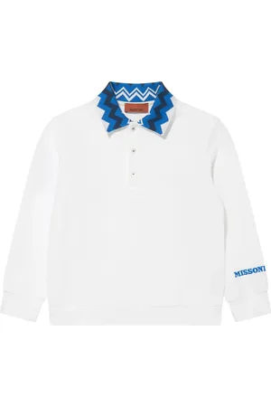Missoni Playera tipo polo con estampado chevron