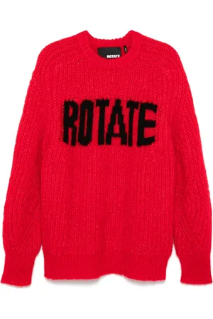 ROTATE Suéter con logo en intarsia