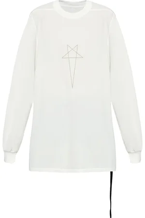 Rick Owens Playera manga larga con logo