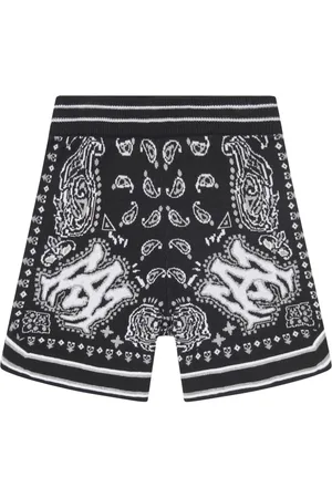 AMIRI Shorts con estampado de bandana