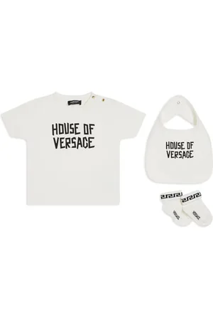 VERSACE Set de playera con logo estampado