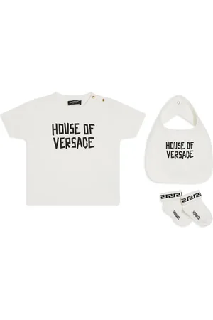 VERSACE Set de playera con logo estampado