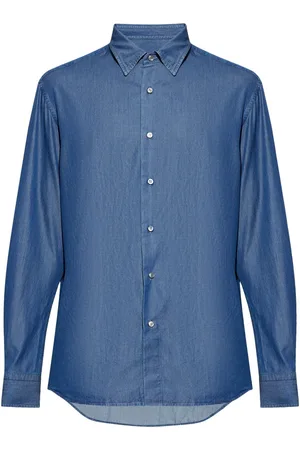 BRIONI Camisa de mezclilla