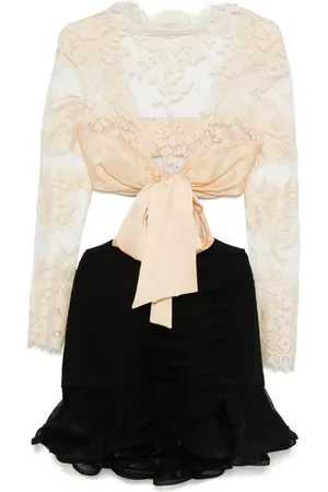 ZIMMERMANN Vestido corto Illustration Flounce