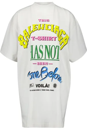 Balenciaga Playera con logo gráfico estampado