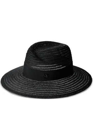 Le Mont St Michel Black Straw Virginie hat