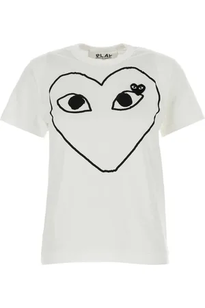 Comme des Garçons Playera con estampado de corazón