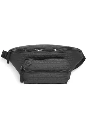 Emporio Armani Cangurera con logo estampado